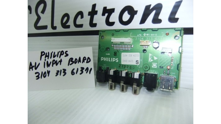 Philips 3104 313 61371 module av input  board